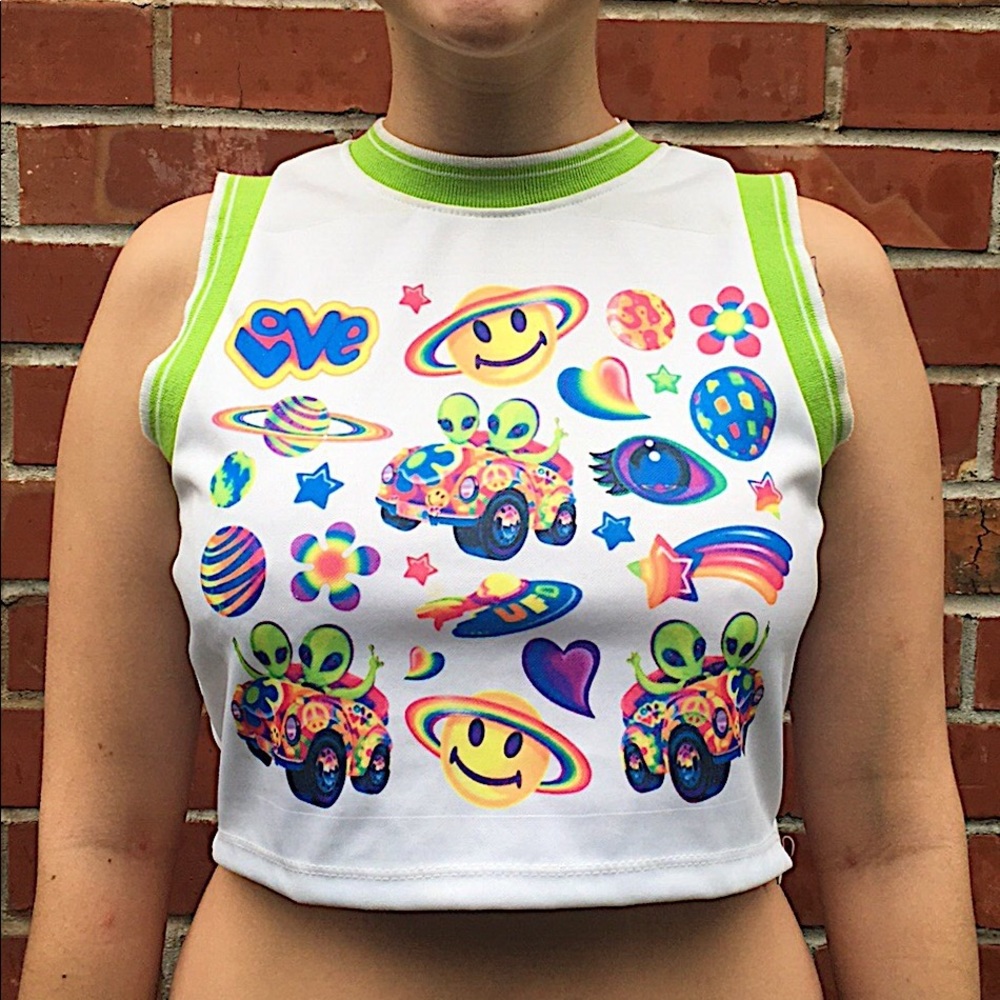 90’s style Cropped Jersey